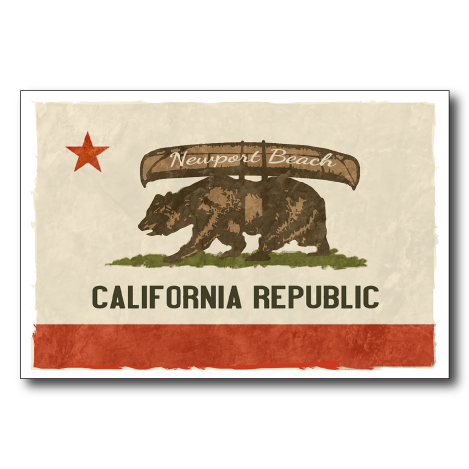 CA Republic Canoe Bear Newport Beach