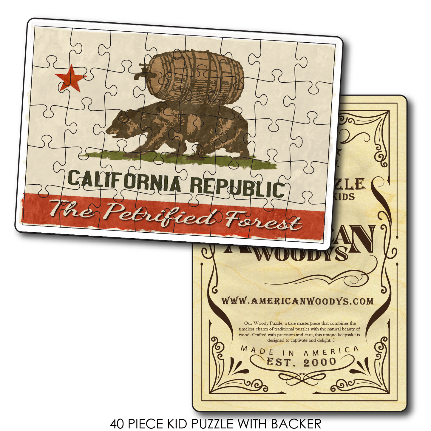 The Petrified Forest Wine Bear