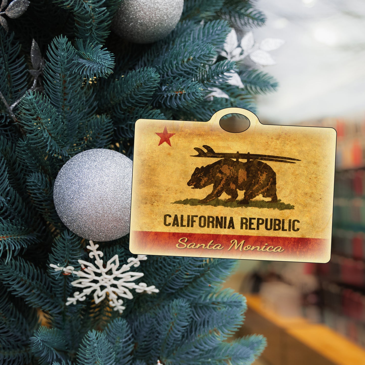 CA Republic Surf Bear Santa Monica
