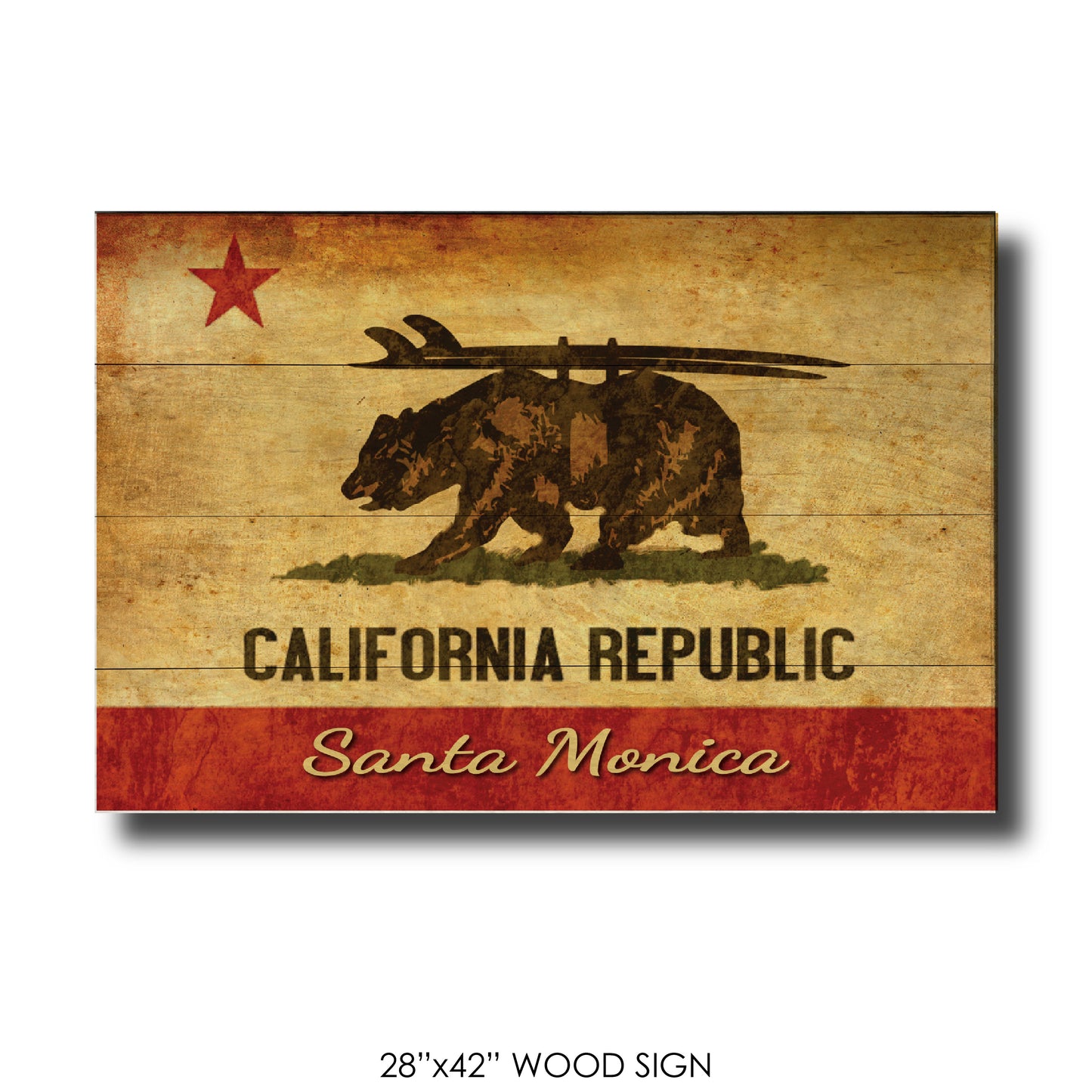 CA Republic Surf Bear Santa Monica