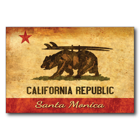 CA Republic Surf Bear Santa Monica