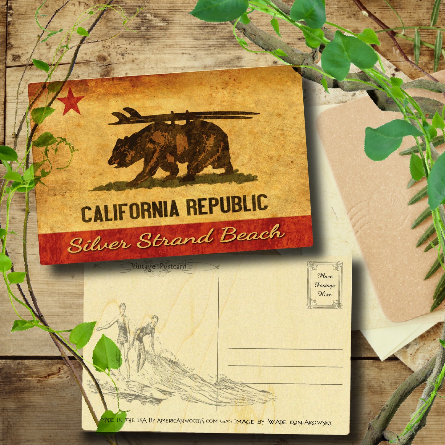 CA Republic Surf Bear Silver Strand Beach