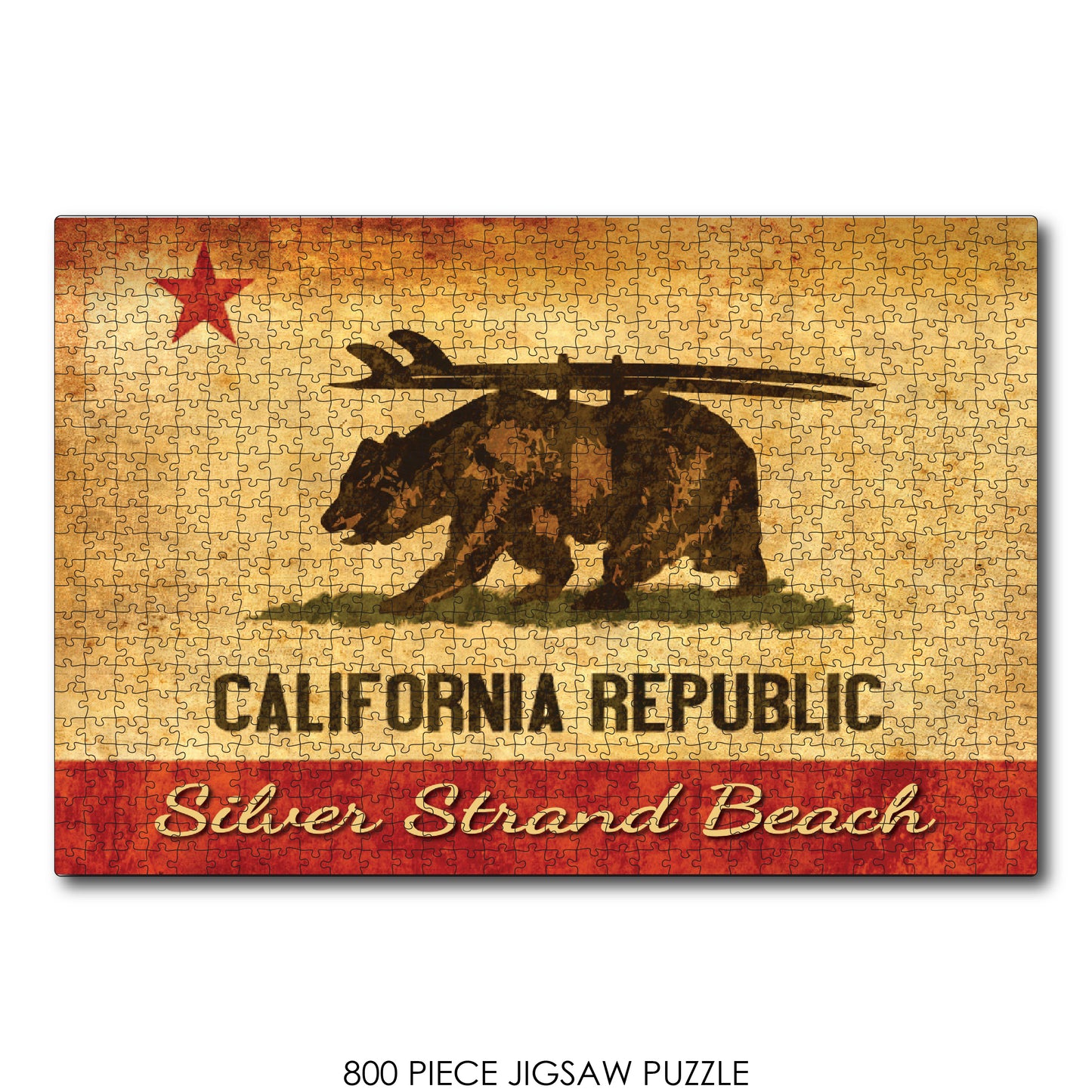 CA Republic Surf Bear Silver Strand Beach