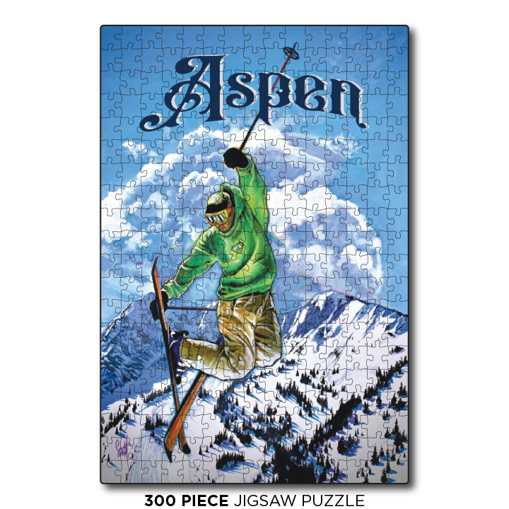 Aspen Flying Skier