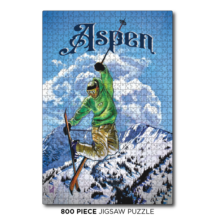 Aspen Flying Skier