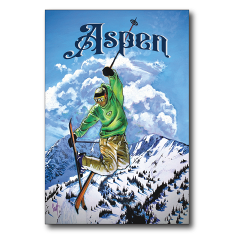 Aspen Flying Skier