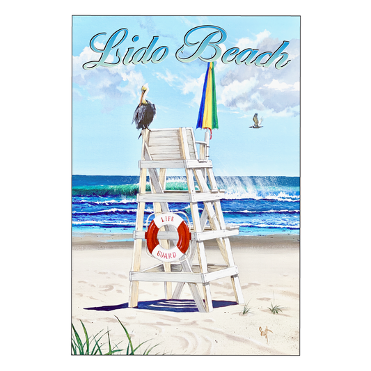 Lido Beach Pelican Perch