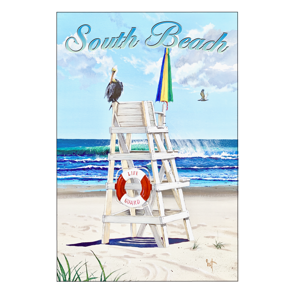 South Beach Pelican Perch