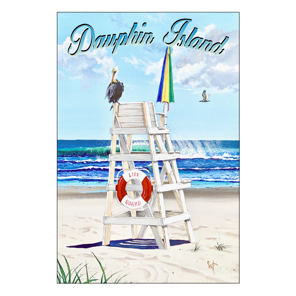 Dauphin Island Pelican Perch