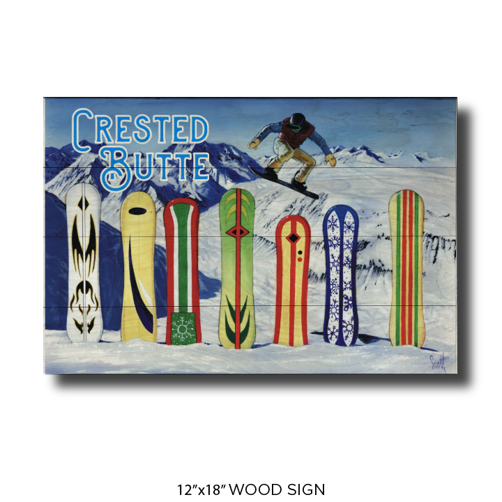 Crested Butte Snowboard Line Up